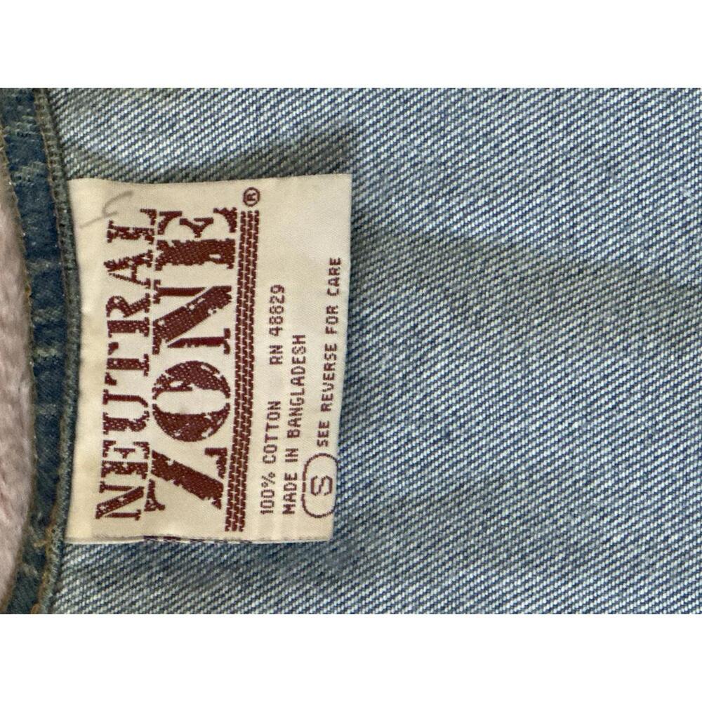 Neutral Zone Denim Vest - Vintage Utility Style - Picture 3 of 4
